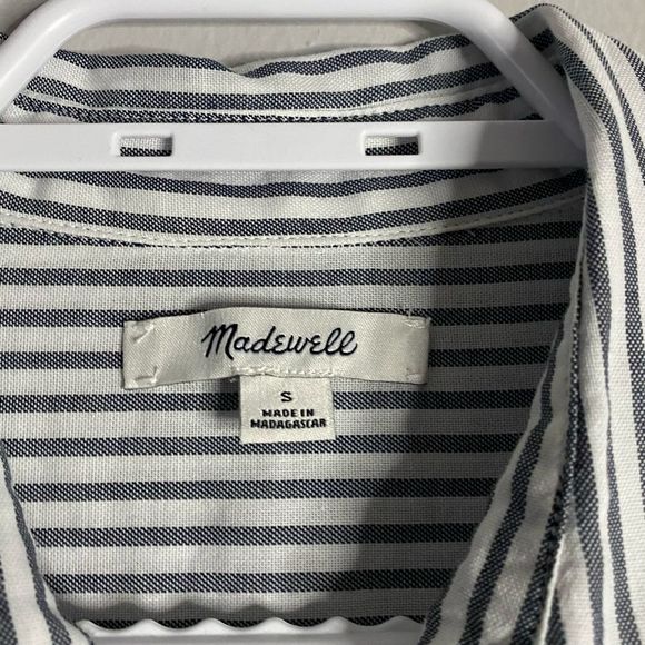 Madewell Women's Courier Shirtdress in Stripe - Picture 8 of 10